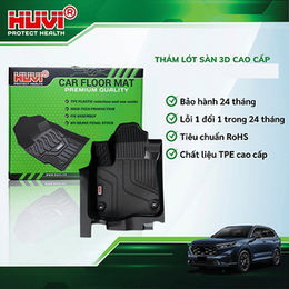 Thảm sàn Huvi CRV 2024+ 5 chỗ tràn viền