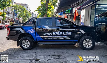 Tem Quảng Cáo Xe Máy Hiền Lâm Trên Ranger 
