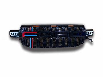 Mặt Ca Lăng Ford Ranger 2022 LED Mẫu Đen Bóng 