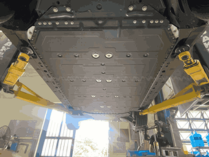 Ốp bảo vệ pin VF8 thép mạ kẽm CATL 