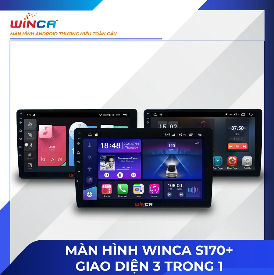 Màn hình android Winca S170+ QLED 9 inch - Ảnh 8