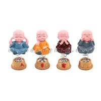 Bộ tượng 4 chú tiểu có lò xo