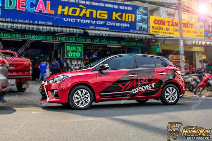 Tem Xe Toyota Yaris - TYA012 - Ảnh 1