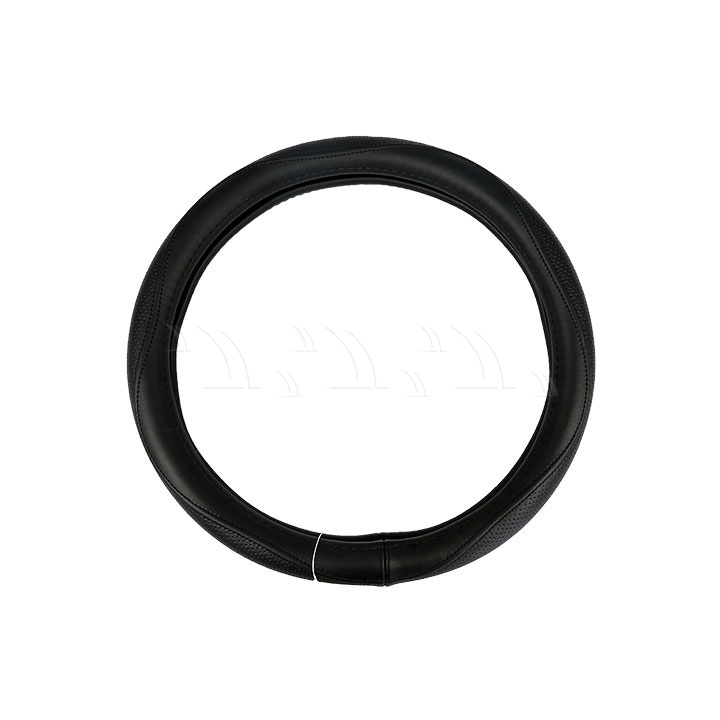 Bọc vô lăng da đen TF - Ảnh 1