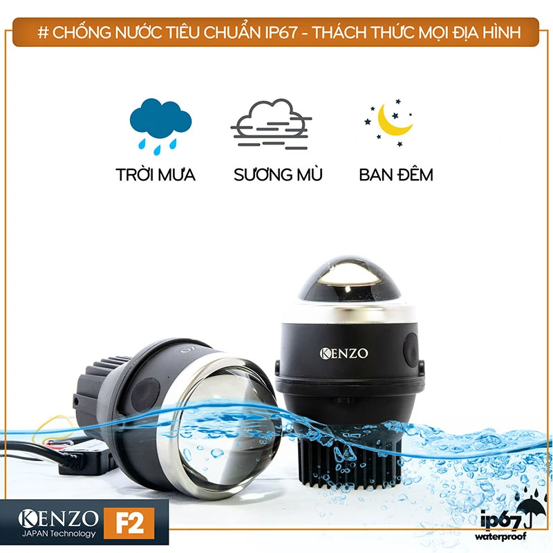 Bi Led gầm Kenzo F2 3.0  - Ảnh 1