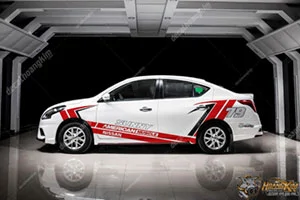 Tem Xe Nissan Sunny - NSU009