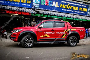 Tem Xe Chevrolet Colorado - CCL005