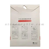 Miếng dán chống nước mưa gương ô tô hình bầu dục