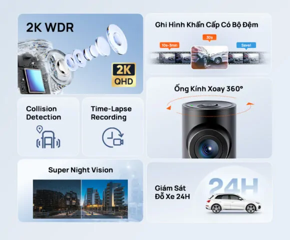 Camera Hành Trình 70mai M310 Plus 2K  - Ảnh 2
