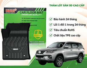 Thảm sàn Huvi Fortuner 2017+ đúc khuôn 