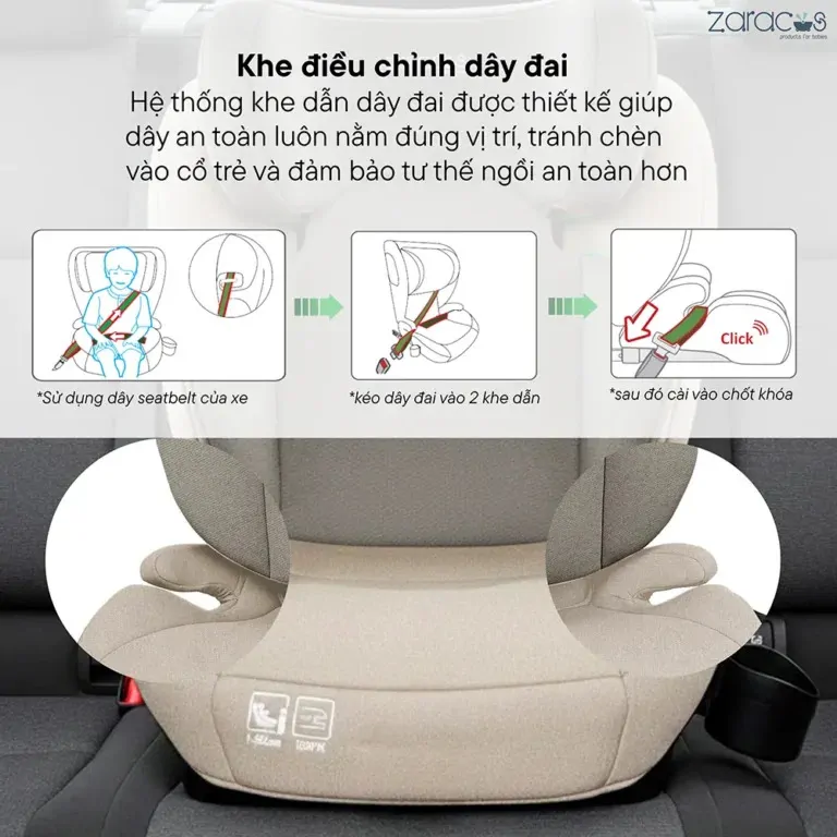 Ghế Ngồi Ô tô Trẻ Em Zaracos Rainer 6076 - Ảnh 10