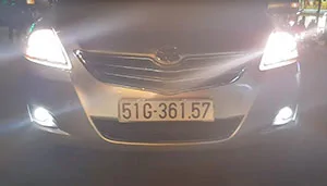 Độ đèn bi gầm Toyota Vios