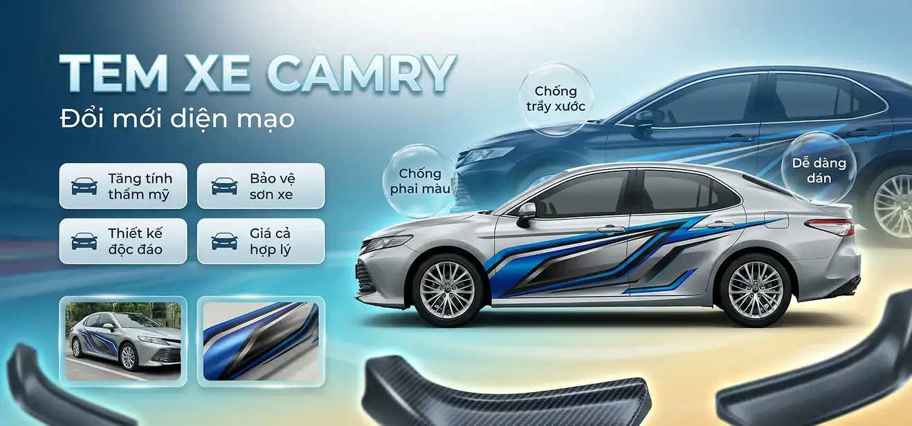 Tem Xe Toyota Camry