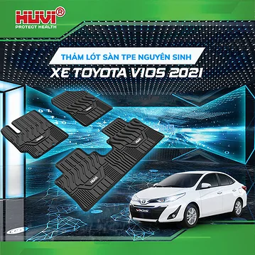 Thảm lót sàn Huvi ô tô Toyota Vios 2021 2D