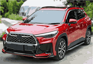  Body Kit Corolla Cross 2024 mẫu Lumga - Thể Thao, Mạnh Mẽ