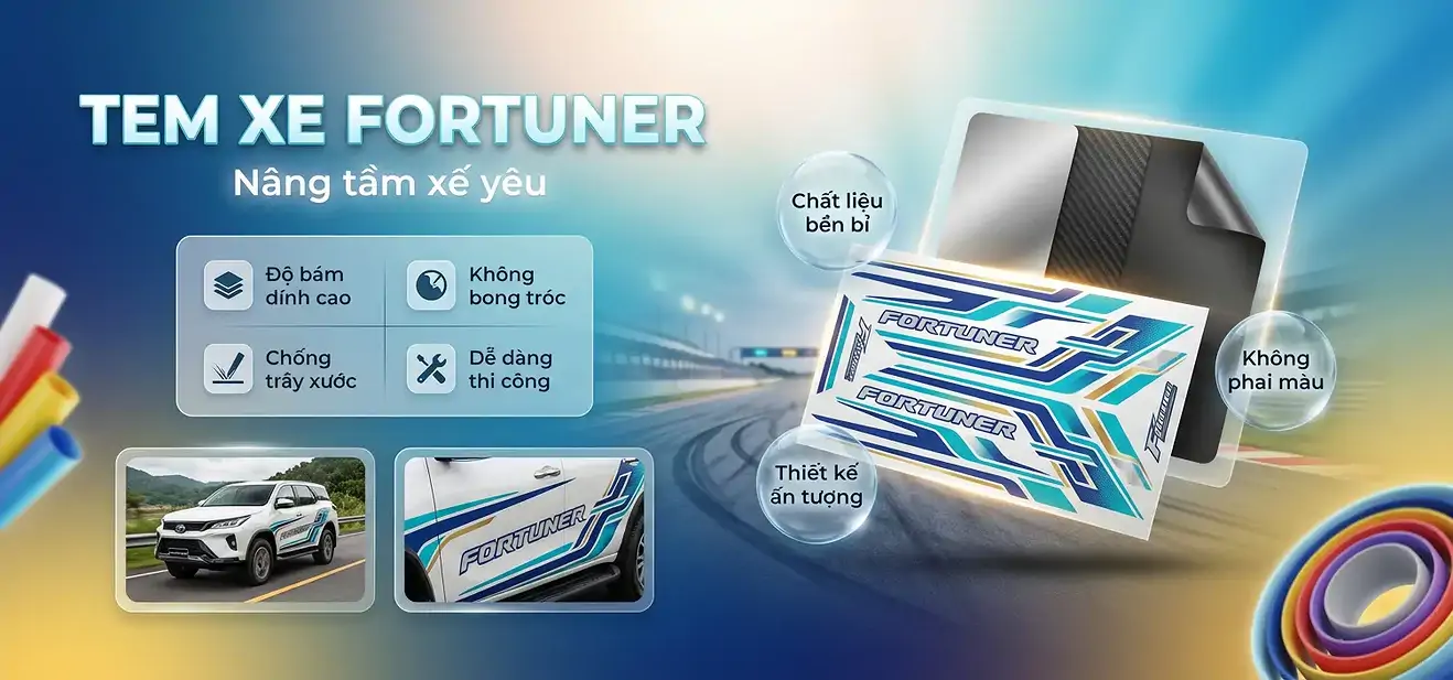 Tem Xe Toyota Fortuner