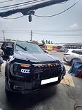Mặt Ca Lăng Ford Ranger 2022 LED Mẫu Đen Bóng  - ảnh 5