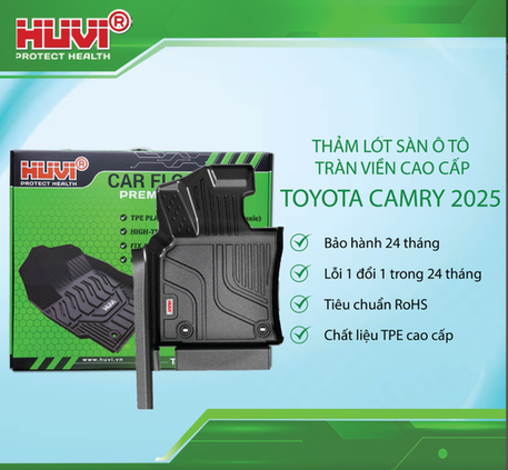 Thảm lót sàn Huvi Camry 2025  - Ảnh 1