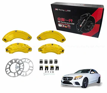 Ốp Má Phanh HQ Racing Mercedes C180 Vàng 
