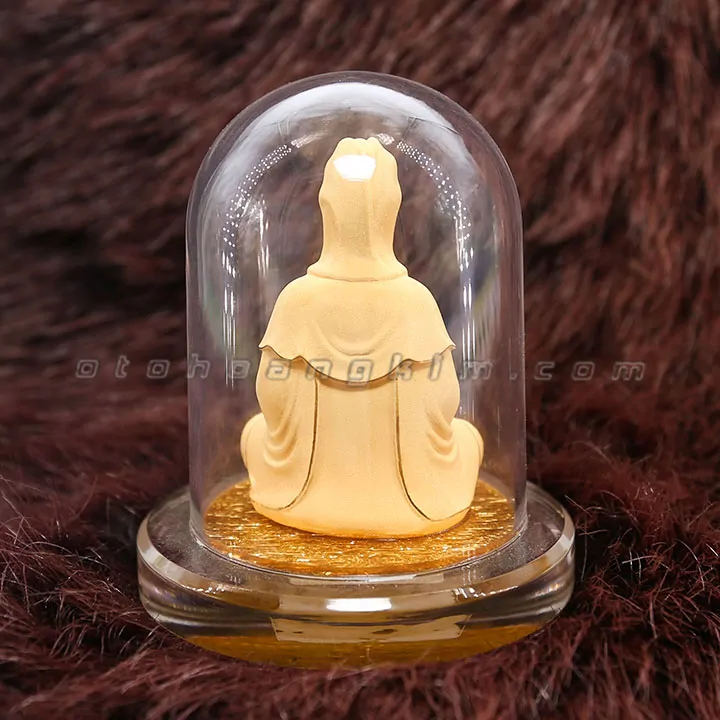 Tượng phật Quan Âm mạ vàng - Ảnh 3