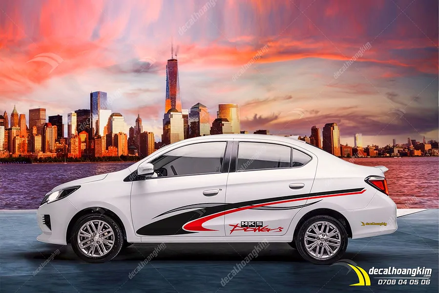 Tem Xe Mitsubishi Attrage - MAT009 - Ảnh 1
