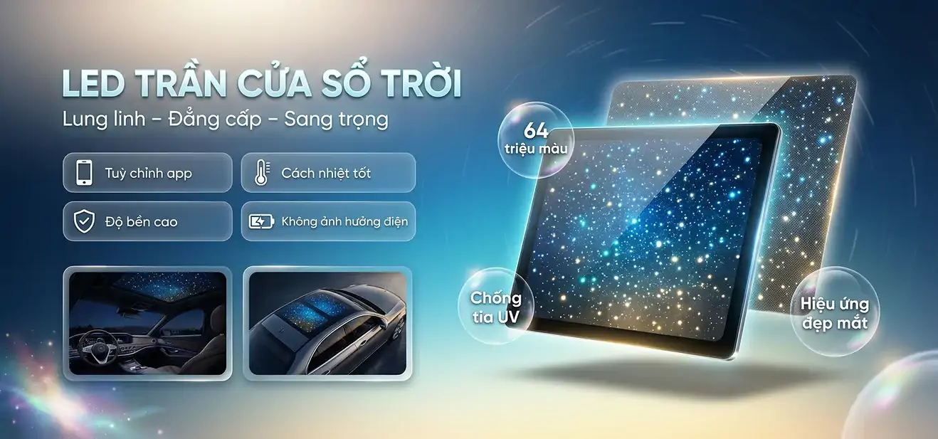 LED TRẦN CỬA SỔ TRỜI