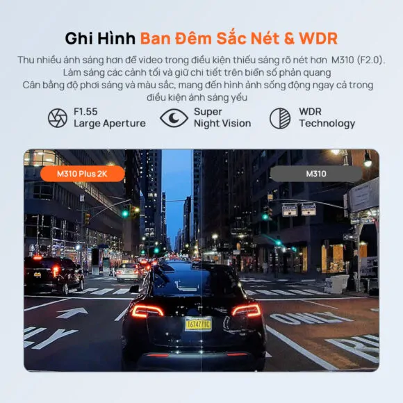 Camera Hành Trình 70mai M310 Plus 2K  - Ảnh 4