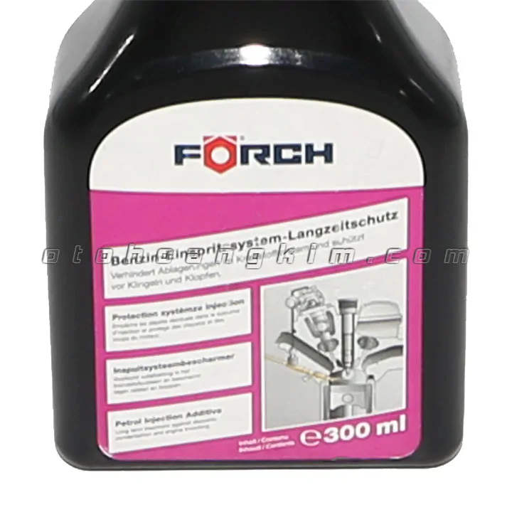 Dung dịch vệ sinh Forch Benzin-Einsprit System-langzeltschutz súc rửa hệ thống phun xăng - Ảnh 3