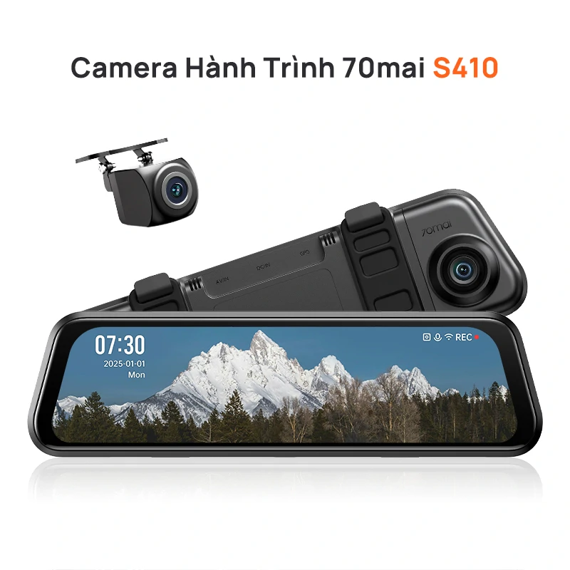 Camera hành trình gương 70mai S410 - Ảnh 1
