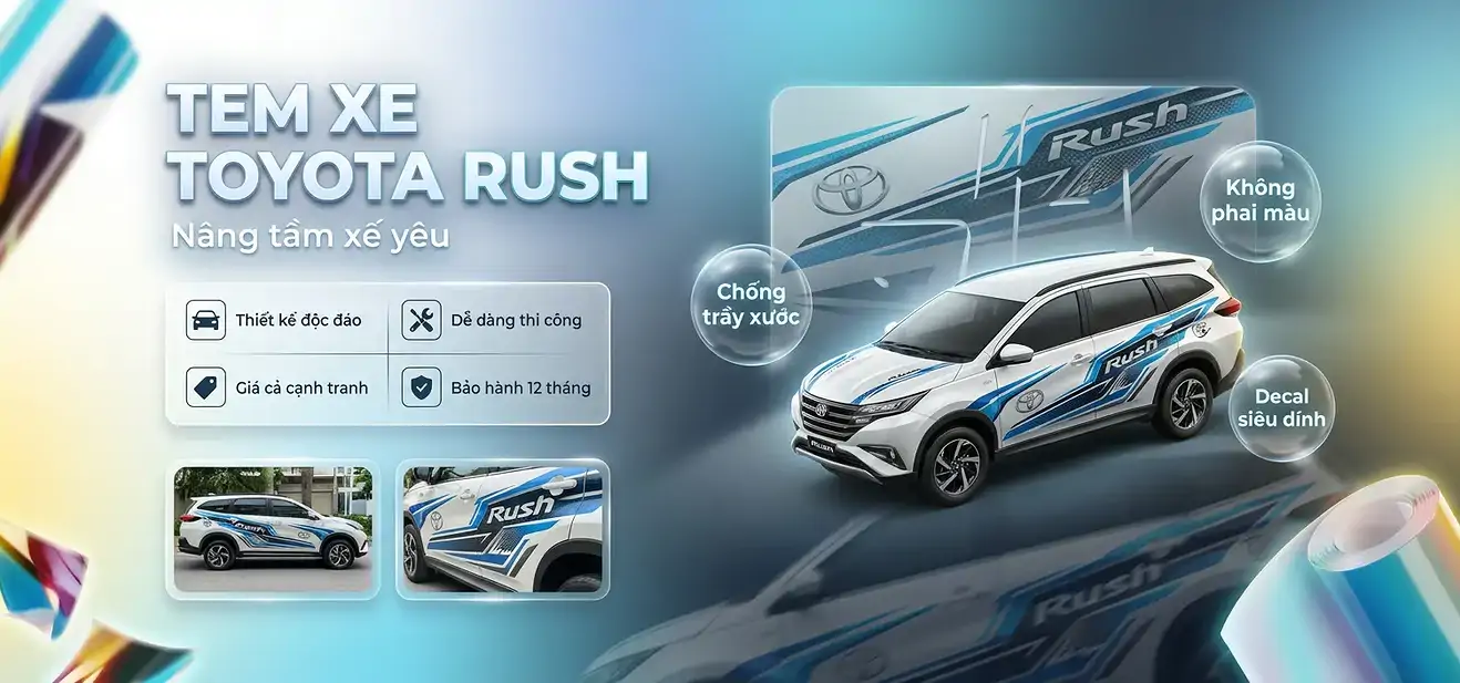 Tem Xe Toyota Rush