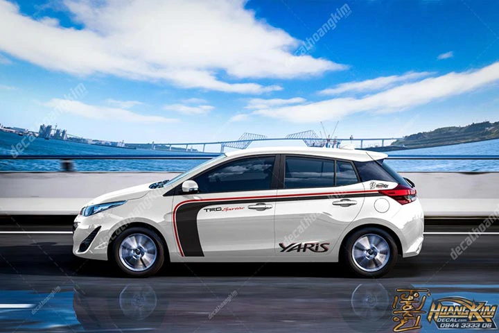 Tem Xe Toyota Yaris - TYA007 - Ảnh 1