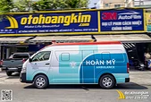 Dán tem quảng cáo Toyota Hiace Bệnh viện Hoàn Mỹ 