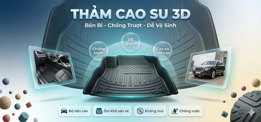 Thảm Cao Su 3D