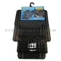 Thảm thông dụng 4 chỗ mỏng đen