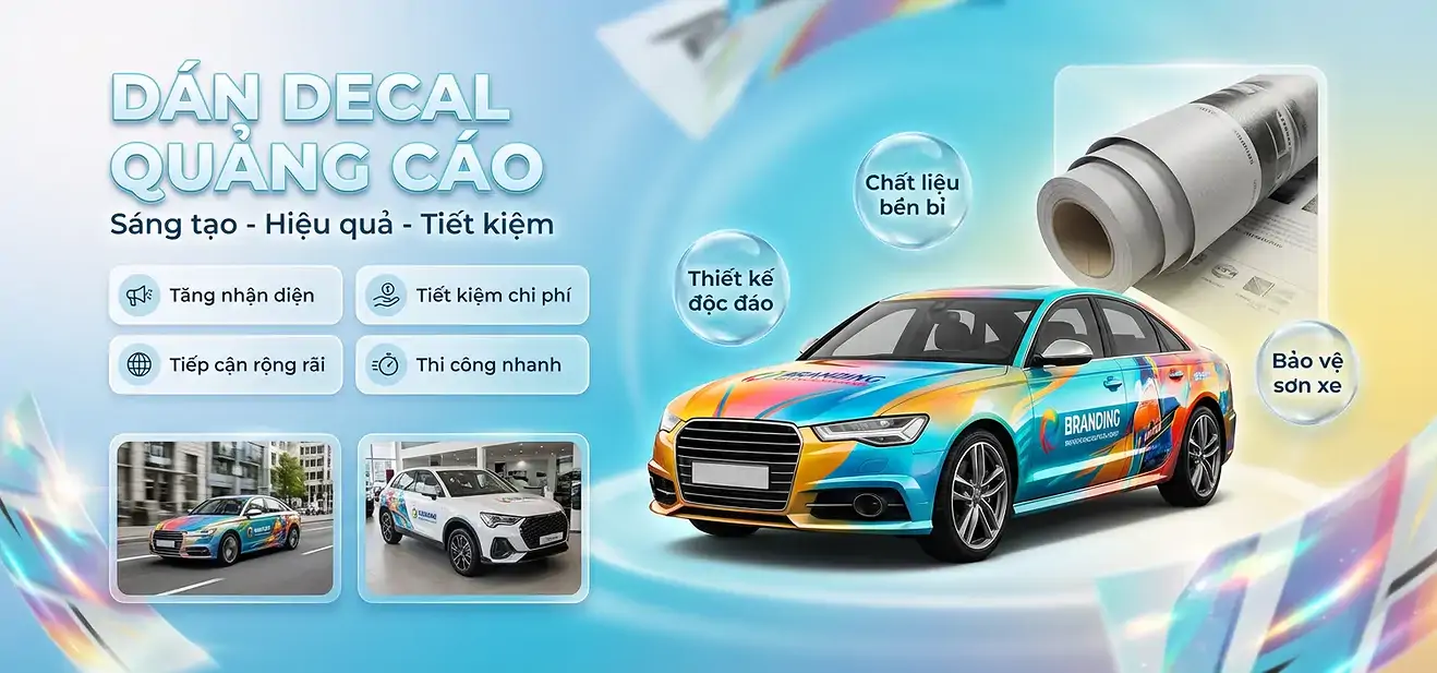 Dán Decal Quảng Cáo