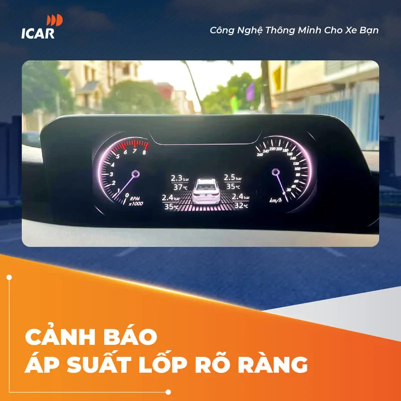 Camera 360 Icar Elliview M11 tích hợp TPMS cho Mazda 3/ CX30 2020-2022 - Ảnh 3