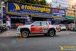 Dán Quảng Cáo Trên Xe Ô Tô - DQC313