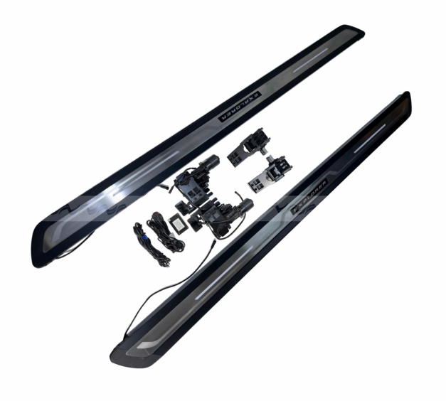 Bậc lên xuống điện Explorer 2022 mẫu mặt gương có led  - Ảnh 1