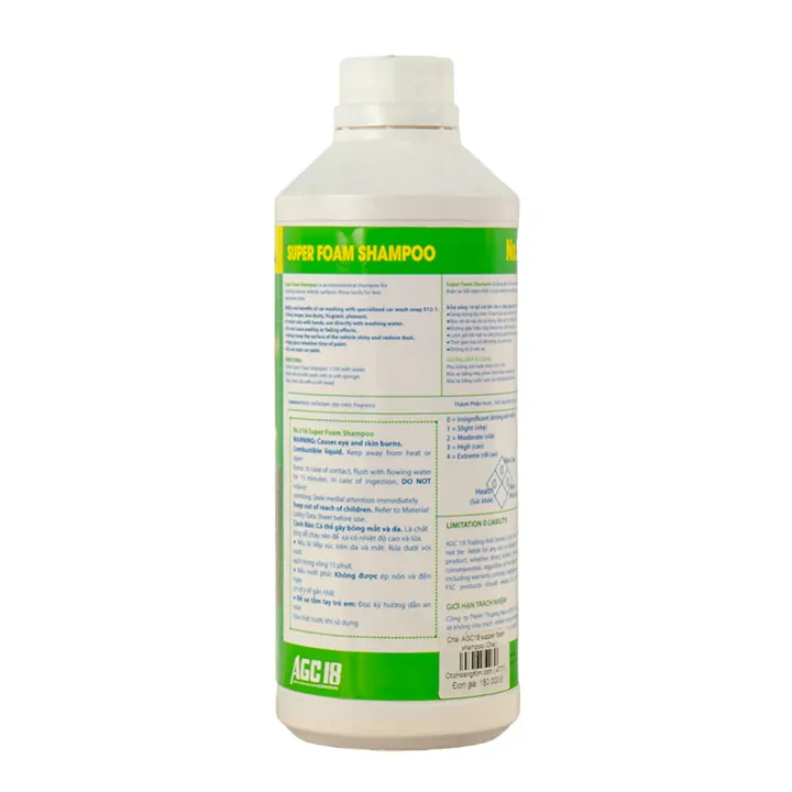 Chai AGC18 super foam shampoo - Ảnh 2