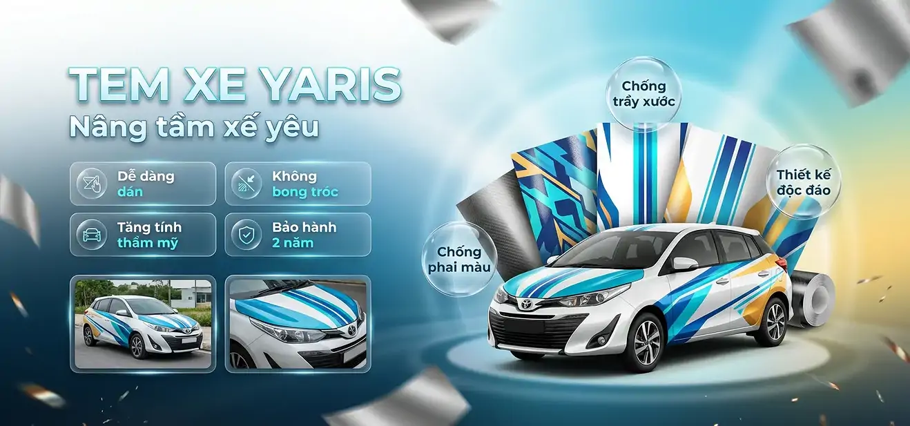 Tem Xe Toyota Yaris