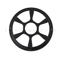 Ốp loa sắt tròn 10 inch màu đen