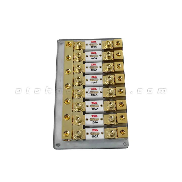 Cầu chì 1 ra 8 BX080 đồng nguyên chất - Ảnh 6