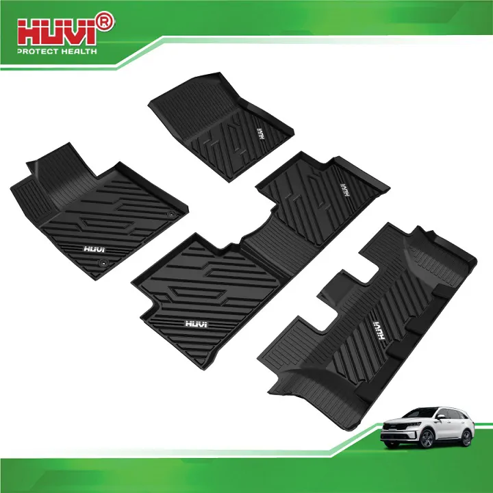 Thảm Lót Sàn Huvi Kia Sorento 2021 3D - Ảnh 3
