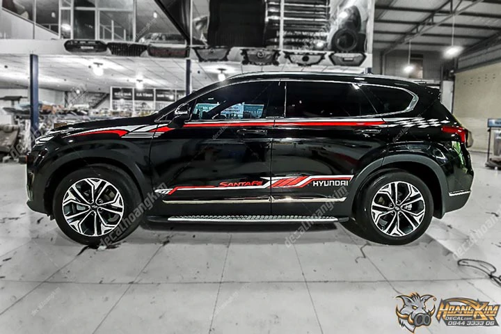 Tem Xe Hyundai Santafe - HSA013 - Ảnh 1