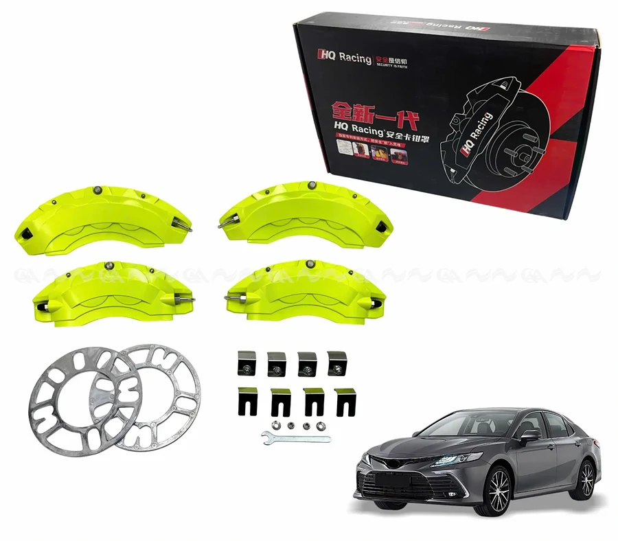 Ốp má phanh HQ Racing Camry 2023 xanh chuối - Ảnh 1
