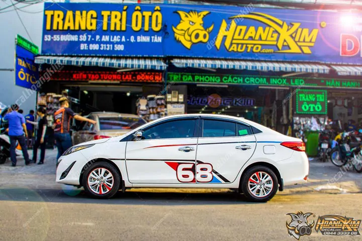 Tem Xe Toyota Vios - TVI029 - Ảnh 1
