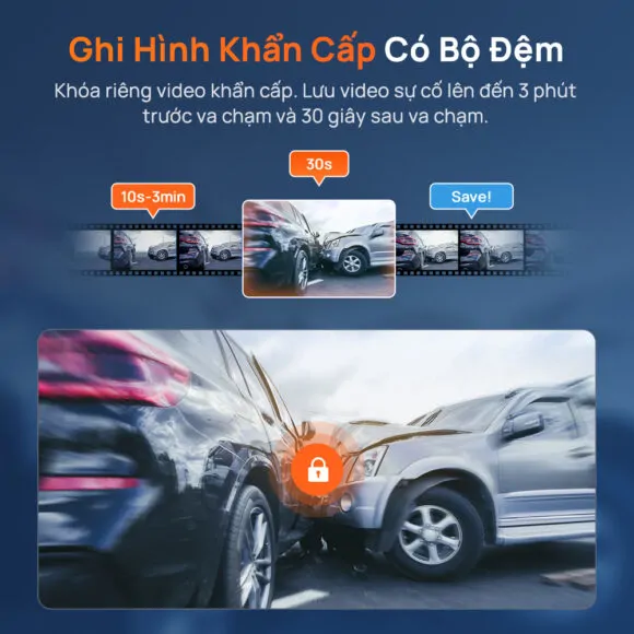 Camera hành trình 70mai A800SE-1 Speedeye (Trước - sau) - Ảnh 14