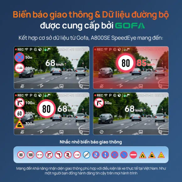 Camera hành trình 70mai A800SE-1 Speedeye (Trước - sau) - Ảnh 5