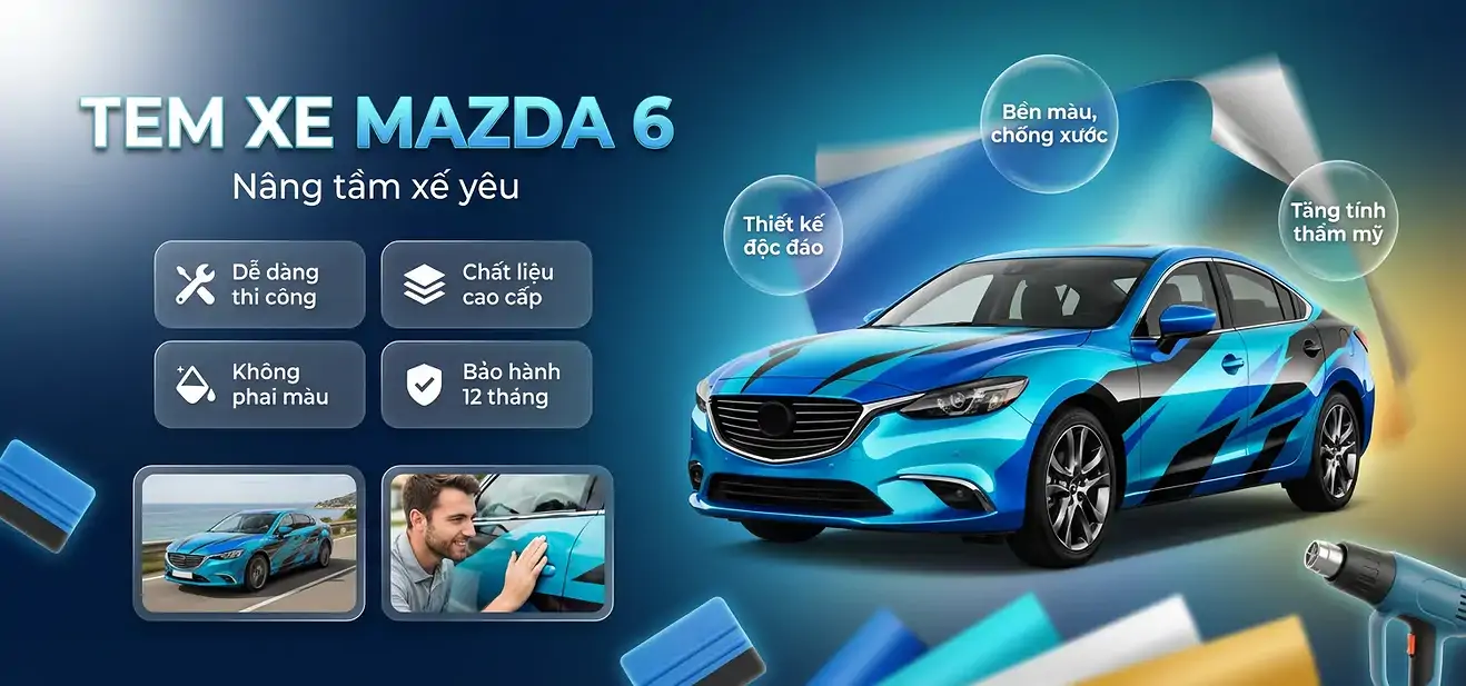 Tem Xe Mazda Mazda 6