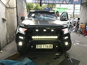ĐỘ ĐÈN LED CHẠY Ford Ranger